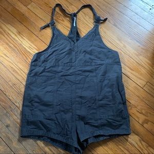 Free People Linen Overalls